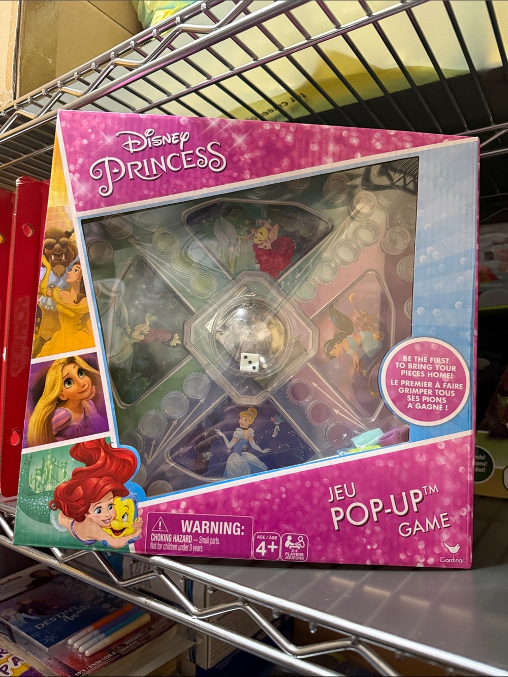 Disney Princess Pop-Up Game - Pink and Blue